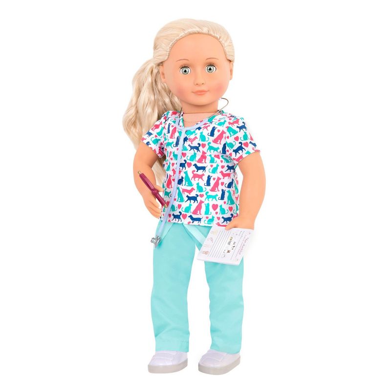 Our Generation Healthy Paws Pet Care Vet Outfit for 18&#34; Dolls, 3 of 6