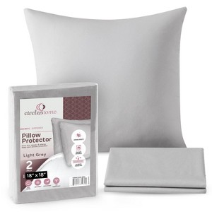 Circles Home, 100% Cotton Zippered Pillow Protector - 1 of 4