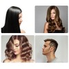 Unique Bargains Wide Tooth Comb for Curly Hair Wet Hair Long Thick Wavy Hair Detangling Comb Hair Combs for Women and Men Black - 2 of 4