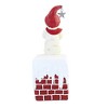 Dee Harvey 11.25 In Chimney Sitting Santa Christmas Stars Figurines - 2 of 3