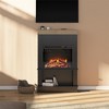 Ameriwood Home Mateo Electric Fireplace with Mantel and Open Shelf - 2 of 4