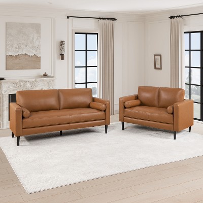 Home Imports Emporium Upholstered Chair, Loveseat and Sofa Combo Sets in Air Leather