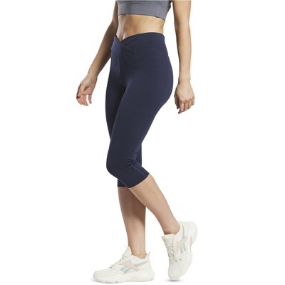 Reebok Womens Crossover Waist Casual Leggings
