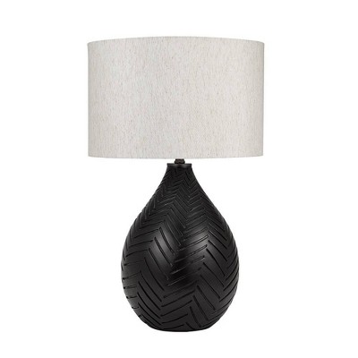 matte black table lamp