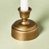 8" Flameless Christmas Window Taper Candle Brass - Hearth & Hand™ with Magnolia - 4 of 4