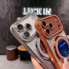 HTUTWOO Magnetic Case for iPhone 17/17 Air/17 Pro/17 Pro Max with Mirror, Bling Sparkly Diamond Phone Protective Cover - 2 of 4