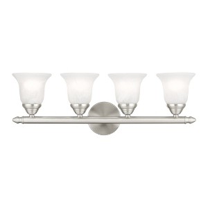 Livex Lighting Neptune 4 - Light Vanity in  Brushed Nickel - 1 of 1