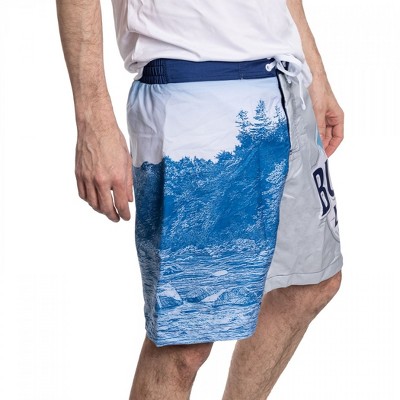 Busch Mens Busch Light River Wild Board Shorts - Medium — фото 4