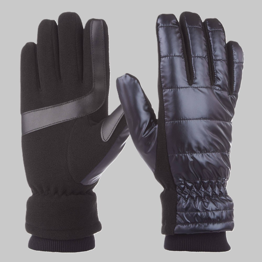 Isotoner Sleekheat Gloves - Black L/XL