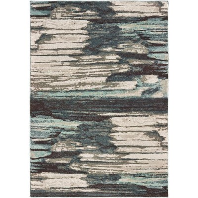 Oriental Weavers Carson 9675A Blue/ Brown Indoor Area Rug - 2' x 3'