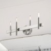 Livex Lighting Denmark 4 - Light Vanity in  Brushed Nickel - 2 of 4