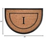 Calloway Mills 106572436I The General Monogram Doormat, 24" x 36", Letter I - 2 of 2