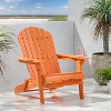 FONTOI Adirondack Chairs, Adirondack Chairs with Handles, Outdoor Backyard Chairs with Reclining Seat Back for Garden, Orange, 30.25"*34.25"*35.75" - 3 of 4