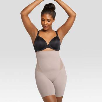 Maidenform Women's Modern Sculpts High-waist Thigh Slimmer - Black M :  Target