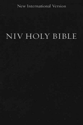 NIV, Holy Bible, Compact, Paperback, Black - by  Zondervan