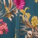 teal floral