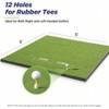 Golf Mat, 5x4ft/5x5ft Dense Elite Hitting Mats with 10 Balls, 9 Tees for Backyard Driving Chipping Indoor Outdoor Use - 4 of 4