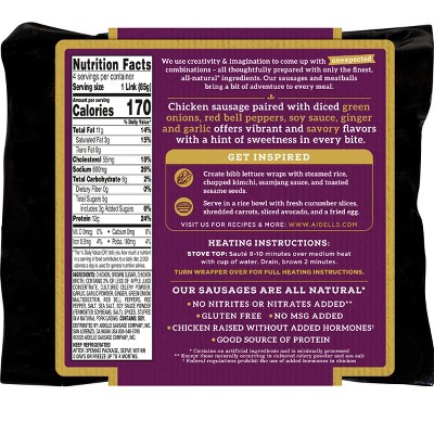 Aidells Korean BBQ Chicken Sausage Links - 12oz