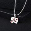 Inspiration Baseball Jersey Number Necklace Stainless Steel Charms Number Pendant for Men Women - 2 of 4