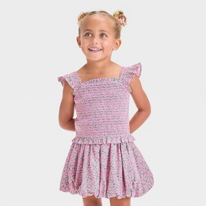 Toddler Girls' Smocked Tank Top- Cat & Jack™ - 1 of 3