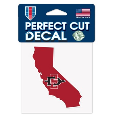 NCAA San Diego State Aztecs 4"x4" State Decal