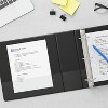 Staples Standard 1 1/2" 3-Ring Non-View Binder Black (26412-CC) 55356/26412 - 4 of 4