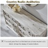 SinCiDo 6 Drawers Dresser for Bedroom, Farmhouse Wood Rustic Chest of Drawers, 54″ W Vintage Dressers for Living Room - 4 of 4