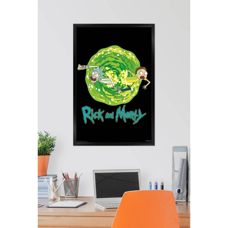 Rick And Morty - Portal Framed Poster Trends International, 5 of 7