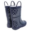 Hudson Baby Infant Boy Rain Boots, Blue Bandana - 3 of 4