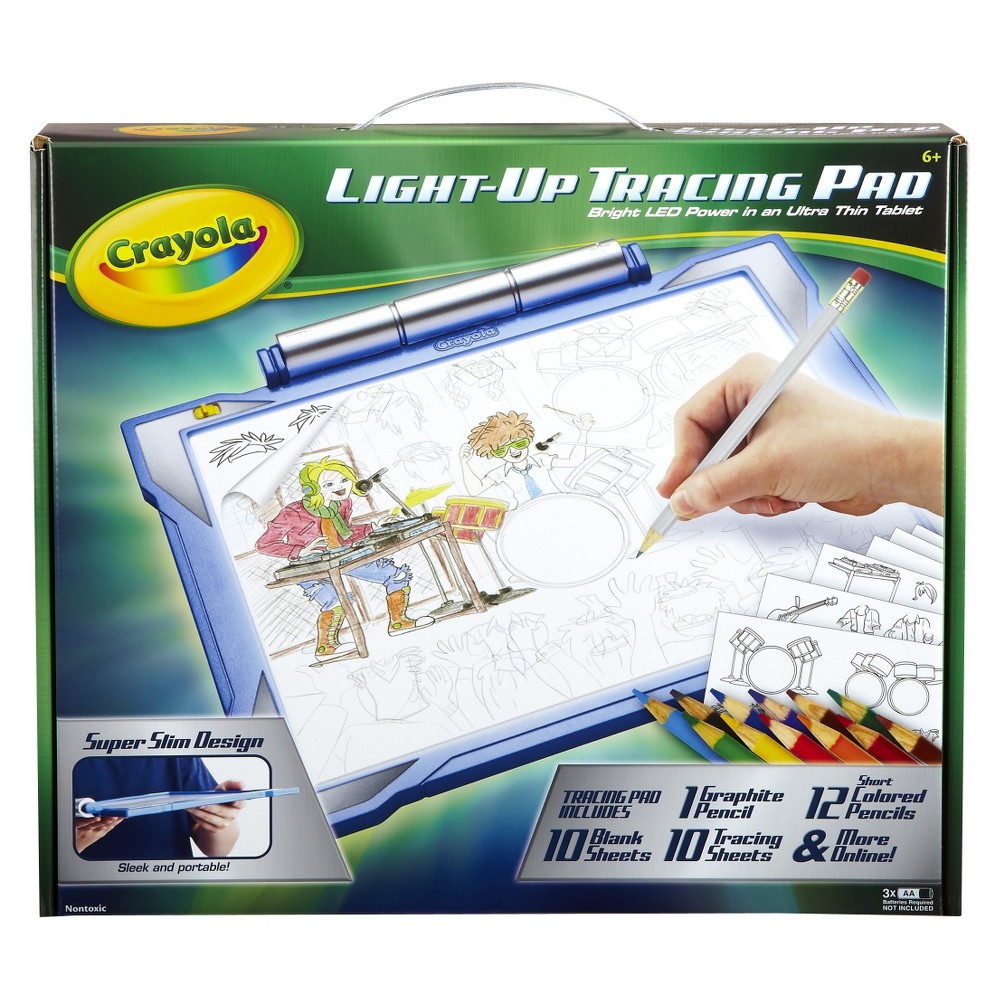 UPC 071662449070 product image for Crayola Light Up Tracing Pad - Blue | upcitemdb.com
