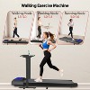 MAICIFI Walking Pad Treadmill, Under Desk Treadmills with Incline for Home Office,2.5 HP Portable Walking Machine, Remote Control, LED Display - 4 of 4
