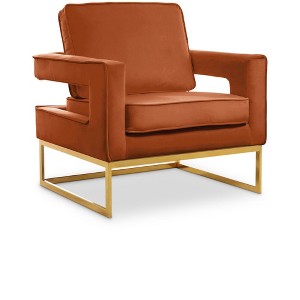 Meridian Furniture,Noah Velvet Accent Chair - 1 of 4