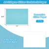Unique Bargains Glitter 250gsm Sparkly Gold Card Stock Gold 10 Pcs - 2 of 4