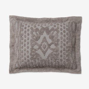 BrylaneHome 100% Cotton Georgia Chenille Shams - 1 of 4