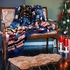 Lomsoe Pink Christmas Street Print Flannel Blanket - All Seasons Soft and Warm Throw Blanket for Napping, Camping, Travel, Office - 2 of 4