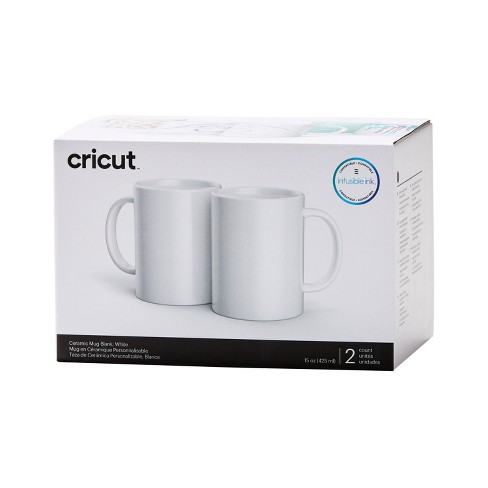 Cricut 2ct 15oz Ceramic Mugs - White : Target