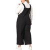 Agnes Orinda Women's Plus Size Denim Bib Classic Adjustable Straps Pockets Jean Jumpsuits - 4 of 4