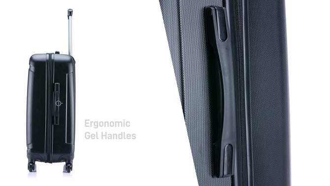 InUSA Pilot Lightweight Hardside Medium Checked Spinner Suitcase , 2 of 8, play video