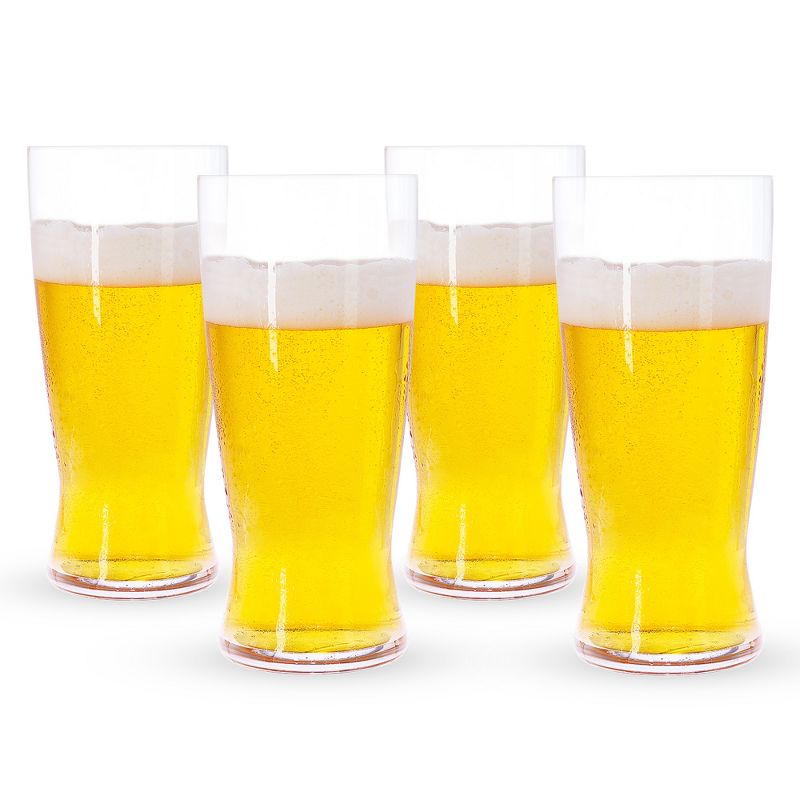 Spiegelau Craft Beer Lager Glass Set of 4 - European-Made Crystal, Modern Beer Glasses, Dishwasher Safe, Beer Pint Glass Gift Set - 19.75 oz, Clear, 5 of 8