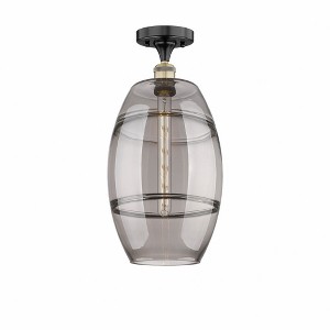 Vaz - 1 Light Semi-Flush Mount In Industrial Style-18.63 Inches Tall and 10 Inches Wide - 1 of 1