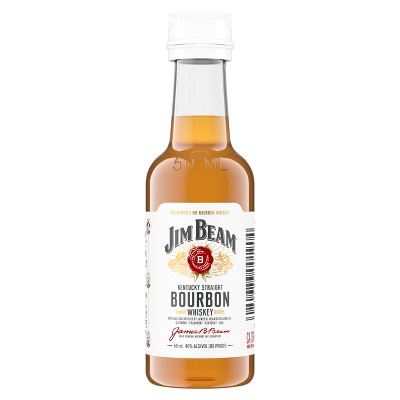 Jim Beam White Label Bourbon Whiskey - 50ml Plastic Bottle