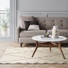 5'x7' Glacier Diamond Woven Area Rug Cream - Threshold™ - image 3 of 4