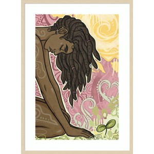 Amanti Art Dayo by Justin Copeland Wood Framed Wall Art Print - 1 of 4