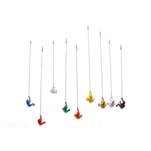 Climbing Man Classic Wall-Art Sculpture | 9-Pack | Bk,Wh,Si,Gd,Rd,Bl,Ye,Or,Gr - 1 of 4