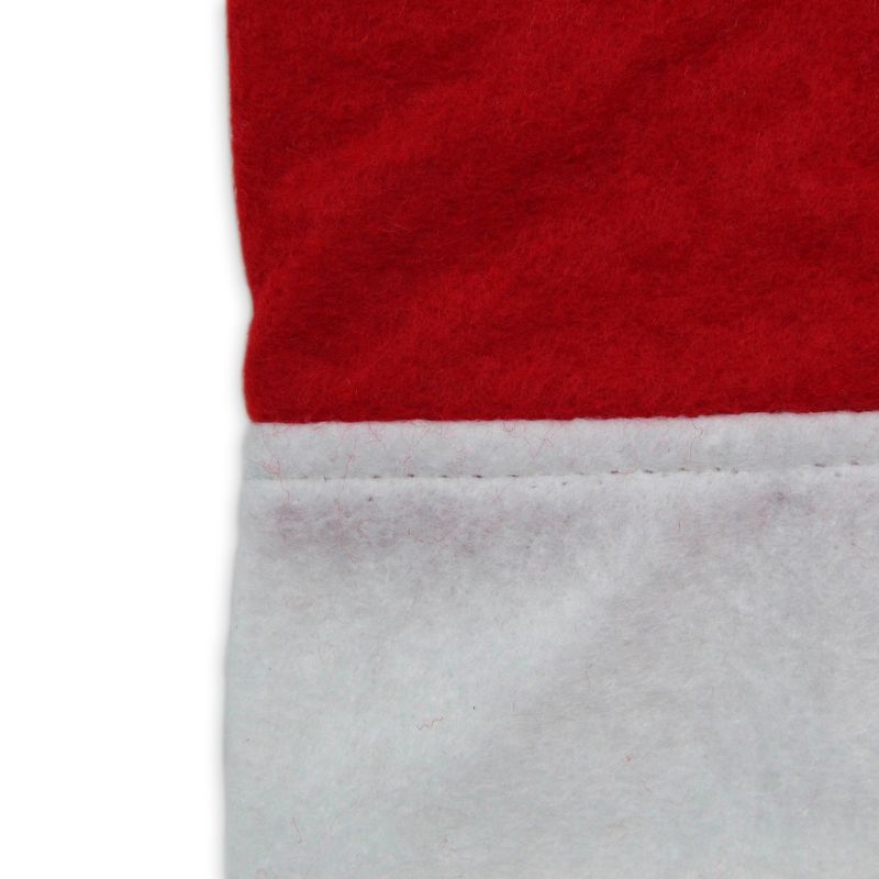 Northlight Unisex Adult Santa Claus Christmas Apron with Hat - One Size - Red and White, 4 of 5