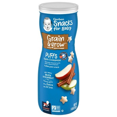 Gerber Puffs Apple Cinnamon Cereal Baby Snack - 1.48oz