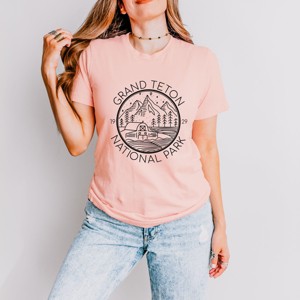 Simply Sage Market Grand Teton National Park Short Sleeve Tee - 1 of 4