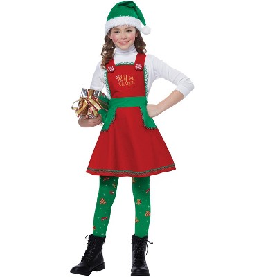 child elf costume girl