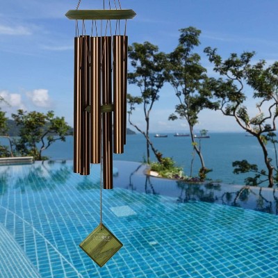 Woodstock Wind Chimes Encore Collection  Chimes of Pluto  27''  Wind Chimes for Outdoor  Patio  Home or Garden Decor