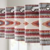 Kiva Western Boho Grommet Window Valance 84" x 16" by Greenland Home Fashion - 4 of 4